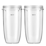 Blender Replacement Cups for Nutribullet Blender,32oz Cups Compatible with Nutri Bullet 600W/900W V1370-AZ4-08251