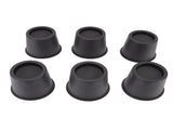 6 PCS Anti Vibration Pads Sofa Feet Pad Furniture Riser Mat for Table Cabinet Bed 3in Black Round V1294-YM0715-3116220007811