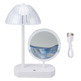 Moving Sand Art Picture Table Lamp Rechargeable Creative Eye Care Bedside Light Cordless Desk Lamp V1294-YM0901-3119240091411