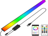 2 Pcs RGB LED Gaming Light Bar - Dual Color Temperature & Adjustable RGB Effects, USB-Powered V888-ELOSUNG17332