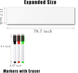 Dry Erase Sticker for Wall Tutuviw White Board Paper with 3 Markers Self-Adhesive Message Board V1189-WXFWAL-20260319-00592