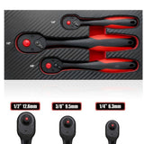 72 Tooth Ratchet Wrench Driver Quick-Release Socket Wrench 9.5Mm Fangkenuo Black V1189-LWWAL-20260327-04122