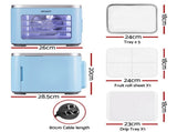 Devanti 5 Trays Food Dehydrator Mini Fruit Dryer 500W FD-E-309A-5T-BL