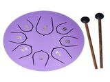6in 8 Tones Tongue Drum with Mallets Music Book Musical Percussion Instruments for Meditation V1294-YM0714-3117210189212