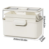 Multi-layer Transparent Medicine Storage Box Household Large Capacity Clear Plastic Organizer with V1370-AZ4-09160