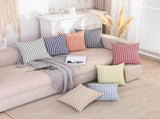 Light Blue Farmhouse Buffalo Plaid Pillow Covers 18x18 Set of 2 Patio Outdoor Decor Neutral V1189-WXFWAL-20260319-01563