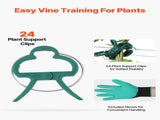 Cucumber Trellis for Climbing Plants, 35" x 55" Foldable Cucumber Trellis Set with Plant Clips, V952-HGPJTXCZAXJ3JGFLUV0