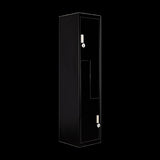 Black Two-Door L-shaped Office Gym Shed Storage Lockers V63-835101