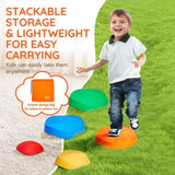Kids Balance Stepping Stones Sensory Obstacle Course 5 PCS Outdoor Indoor V952-ETPHDJSJHKDB96DGUV0