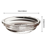 Garlic Grater Plate,Glass Ginger Shredder Dish with Peeler and Brush,Kitchen Zester Tool for Home V1366-AZ2-W-16859