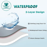 Waterproof Dog Blanket for Couch & Furniture Protection - Super Soft Reversible Throw Large Dogs V1259-DP01-A-4479