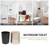 Large Capacity Kitchen Trash Bin with Open Lid, Garbage Can for Home, Office Waste Container V1369-AZ3-W-15828