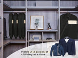 Garment Bags - 5 x Black Garment Bag with Zipper 60x150 - Garment Bags - Clothing Storage Bag V1188-MS101-01992-1