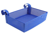 Pool Hanging Storage Basket Adjustable Support Rods Removable Toy Basket for Above Ground Swimming V1294-YM0901-3111230141511