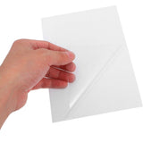 100 Sheets Pvc Self Laminating Film for 7 Inch Photos, Glossy V1366-AZ2-W-22859