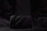 Large Thick Velvet Blockout Curtains 580x 270cm PINCH PLEAT 2 panelHooks Black V702-CNB9-1LG