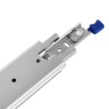 Giantz 2x Drawer Slides Full Extension Locking 227kg 914-1829mm Length DS-76MM-914-SI