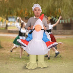 CHICKEN Fancy Dress Inflatable Suit - Fan Operated Costume V63-816903