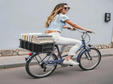 Rear Bike Basket, Medium Bicycle Basket with Cargo Net, Liner & Waterproof Cover, Pets, Mounting V767-VVR-CKHXJSGZYNCBKTWSAV0