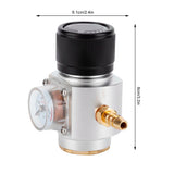CO2 Mini Gas Regulator T21 * 4 Soda Pressure Gauge Wire CO2 Charger Kit 0-90 PSI V1294-YM0901-JY35545