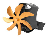 Wood Fan Pipe Fireplace Fan 7 Blades Fan On Chimney Silent Motors Heat Powered Wood V1294-YM0706-3114230124312