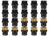 20 Pcs Steam Cleaner Brush Heads Steam Brushes Attachments Replacement Steam Clean Brush Heads for V1369-AZ3-W-08482