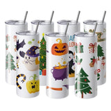 24 Pack Straight Sublimation Tumblers, 20 oz Blank Tumbler Bulk, Stainless Steel Double Wall Tumbler V952-KBJPJTJBXG24E30BHV0