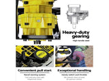 Giantz Post Hole Digger 300mm Petrol Drill Auger Extension Bits DI-YE-ES88-AUG300