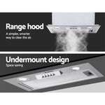 Devanti 520mm Range Hood 52cm Rangehood Stainless Steel RH-D-T01-52-SR