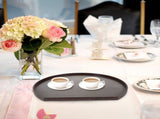 Wooden Serving Tray Dark Brown Coffee Table Tray for Storage and Display V1369-AZ3-W-25603