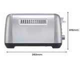Morphy Richards Equip Stainless Steel Kettle and Toaster Set - 1.7L Jug Kettle & 2 Slice Toaste MREQ-17KT-2STS
