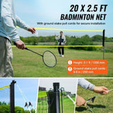 Badminton Net Set, Outdoor Backyard Beach Park Badminton Net, Portable Badminton Equipment Set, V952-ZCGSSYMQW2026MC61V0
