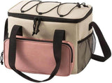 Insulated Lunch Bag Large Capacity Leakproof Cooler Bag with Front Pocket and Mesh Side Pockets for V1237-ZY-917-056