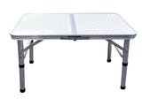 Portable Folding Camping Table with Aluminum Frame - Lightweight 60x40x50cm Picnic Table with Mesh V888-ELOSUNG18462