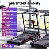 Everfit Treadmill Electric Home Gym Fitness Exercise Machine w/ Sit Up Bar 420mm TMILL-420-M06-SUB