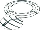 10 Packs Christmas Metal Wreath Frame Green Round Wreath Making Ring DIY Macrame Floral Crafts V1188-WTJ-TLK-0093