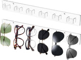 2 Pcs Sunglasses Organizer, Acrylic Wall Mounted Glasses Holder, Transparent Hanging Eyeglasses V1237-ZY00B0DYTSD729