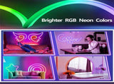 RGB Light Strip BT Pickup Sound Ambient Light Colorful DIY Modeling Flexible Silicone Light Strip V1294-YM0901-L6777US-4