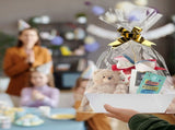 Empty Gift Basket with Handles Sturdy Tray Wine Gift Basket Party Favors Basket for Graduation V1294-YM0521-230707HL02-4