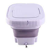 Portable Washing Machine 11L ABS PP Automatic Mini Foldable Bucket Washer with Drainage Pipe for RV V1294-YM0901-3113230324612