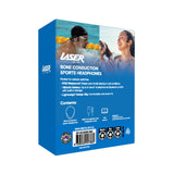 Laser Bone Conduction Headphones for Swimming Black V1031-EP-BCX8BK-882