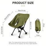 Childrens Camping Moon Chair Green V728-OBA1005007355719307