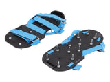 Lawn Aerator Shoes Garden Scarifier Shoes Soil Aeration Spike Shoes for Patio Yard Grassland Blue V1294-YM0718-3111220248511