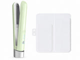 Green Cordless Mini Hair Straightener and Curler and Heat Resistant Silicone Storage Mat - 3 V888-ELOSUNG56169-4