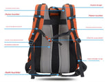 Black 20L Women's Orange Mountaineering Backpack - Water-Resistant V888-ELOSUNG28885