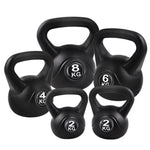 Everfit 22kg Kettlebell Set Weight Lifting Kettlebells Bench Dumbbells Gym Home FIT-K-AES-KB22K