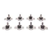 8Pcs 110 Degrees Screw On Self Closing Compact 33 Hinge Zinc Alloy Sturdy Structure Cabinet Door V1294-YM0901-3114250037311