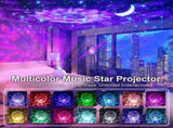 4-in-1 Galaxy Projector with Tooth Serrated Remote - 18 Sky Patterns V1263-JX-4578