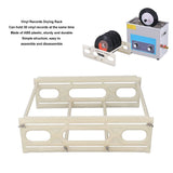 Vinyl Record Drying Rack ABS Plastic Large Capacity Record Storage Holder Sawtooth Design V1366-AZ2-W-18557