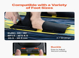 Water Skis 116.8 cm / 46 inch, Water Ski Trainers with X-7 Adjustable Bindings, Double-Handle Rope & V952-HSQXLK48INCH09XP1V0